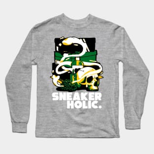 Sneaker Holic Pine Green Long Sleeve T-Shirt